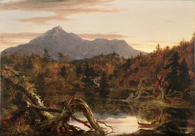 Crepúsculo de Otoño, Vista de Corway Peak, 1834 de Thomas Cole